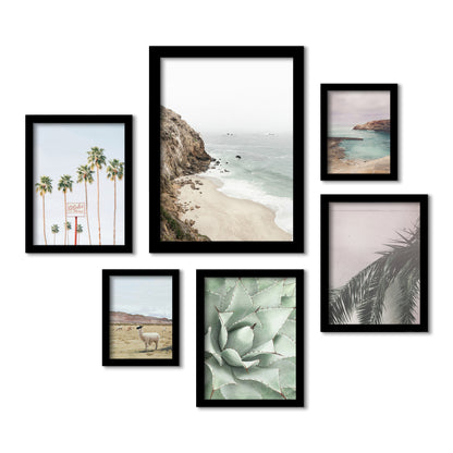 California Coast - 6 Piece Framed Gallery Wall Set - Art Set - Americanflat