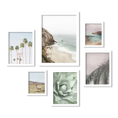 California Coast - 6 Piece Framed Gallery Wall Set - Art Set - Americanflat
