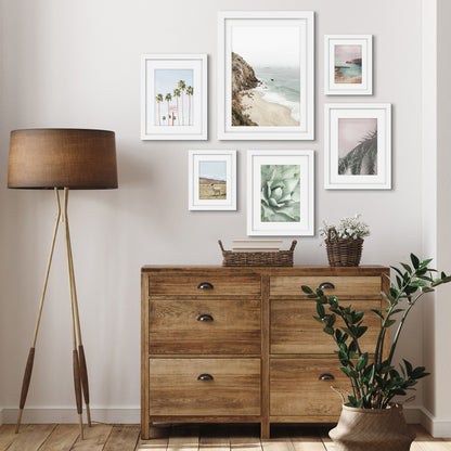 California Coast - 6 Piece Framed Gallery Wall Set - Americanflat