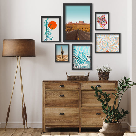 Grand Canyon - 6 Piece Framed Gallery Wall Set - Art Set - Americanflat