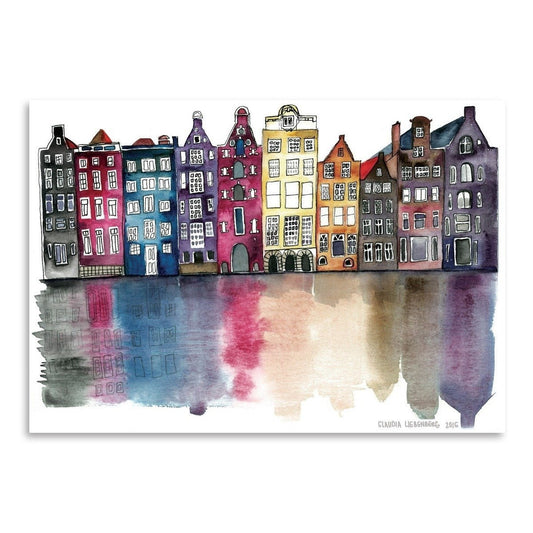 Amsterdam by Claudia Liebenberg Art Print - Art Print - Americanflat