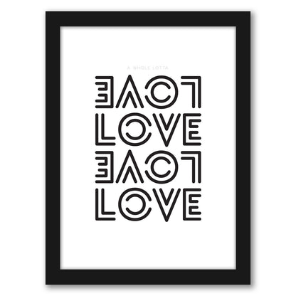 Whole Lotta Love by Visual Philosophy - Framed Print