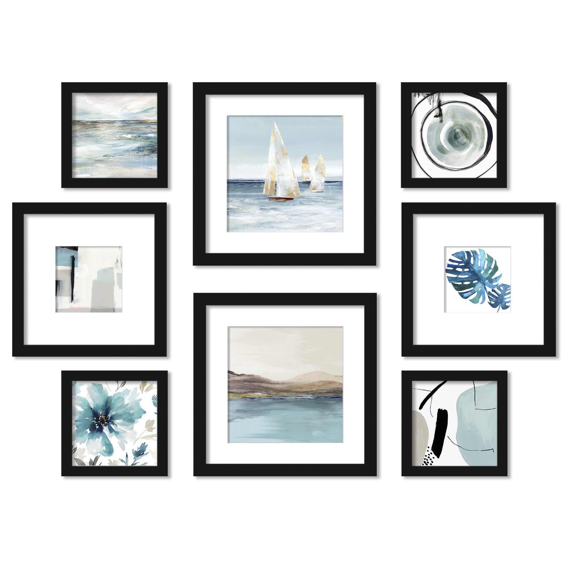 8 Piece Framed Art Set - Americanflat