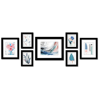Dream Florals by PI Creative - 7 Piece Framed Gallery Wall Art Set - Americanflat