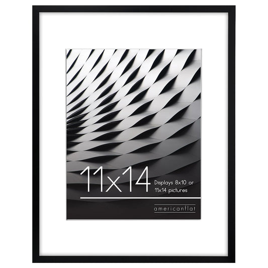 Gallery Picture Frame with Mat | Streamline Collection