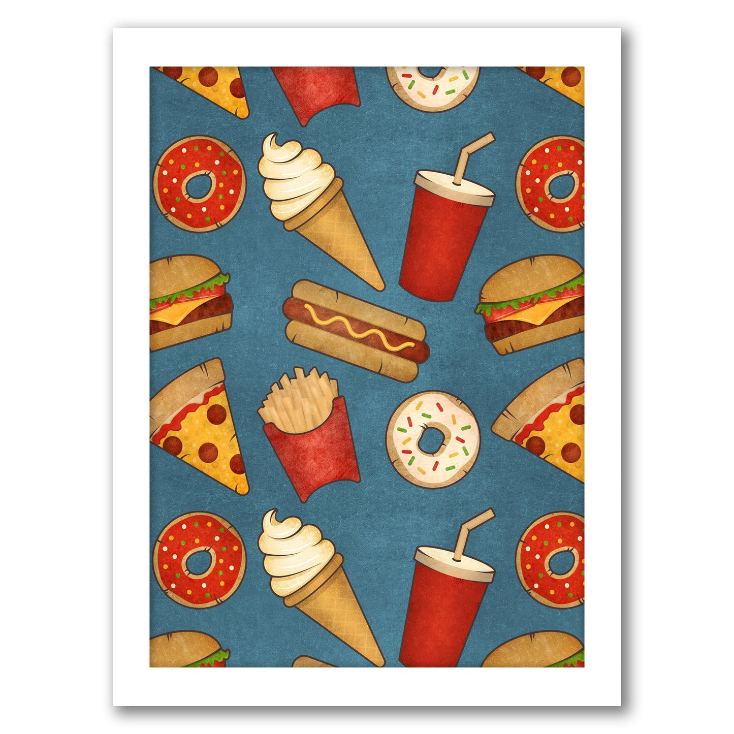 Fast Food by Tracie Andrews - Framed Print