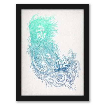 Sea Beard by David Fleck - Framed Print
