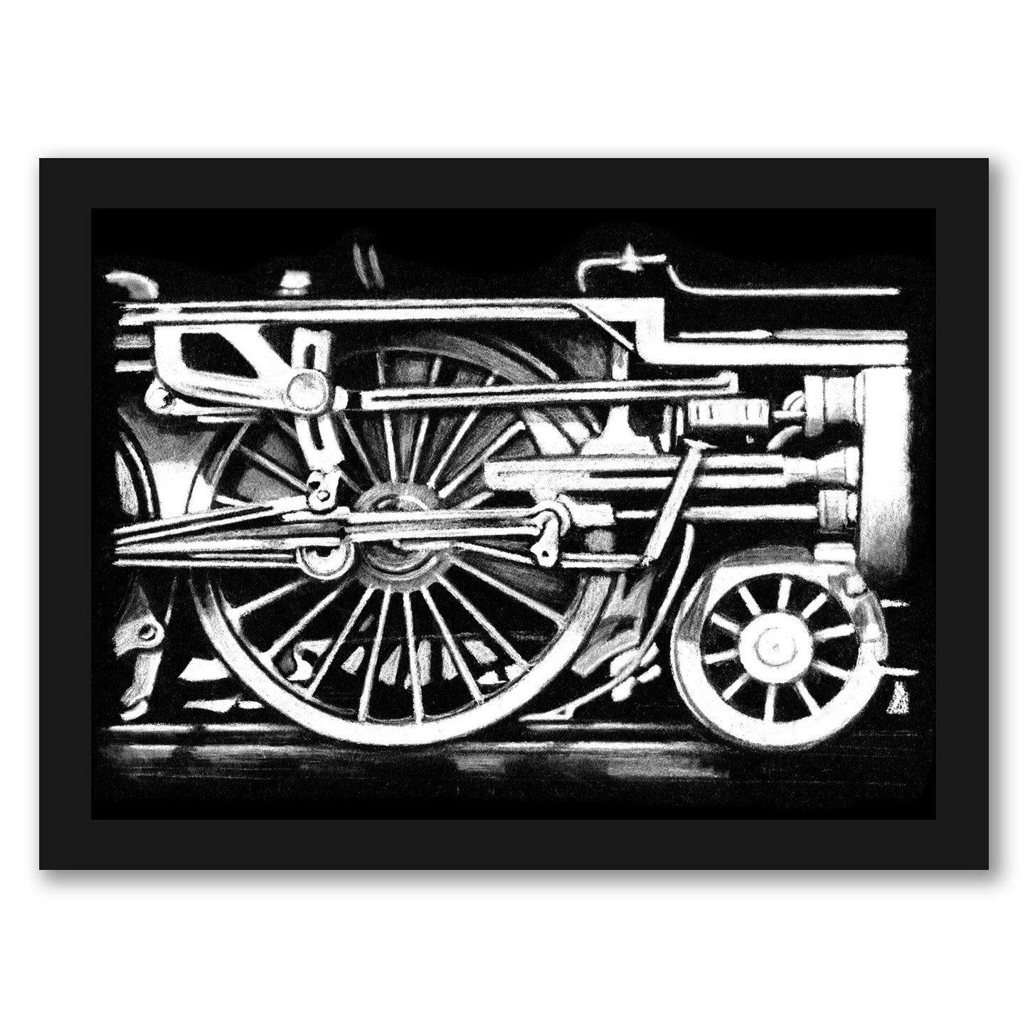 Locomotive Detail II by Ethan Harper by World Art Group - Framed Print