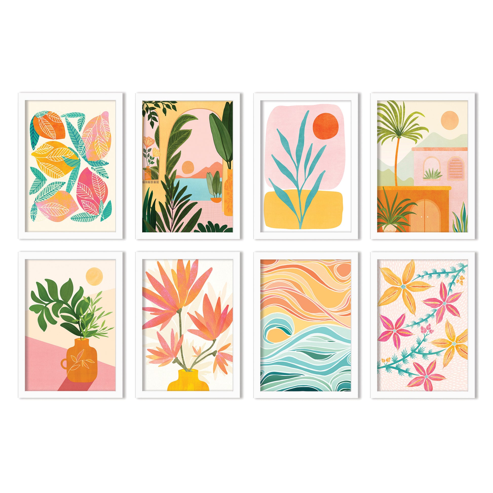 8 Piece Framed Art Set - Americanflat