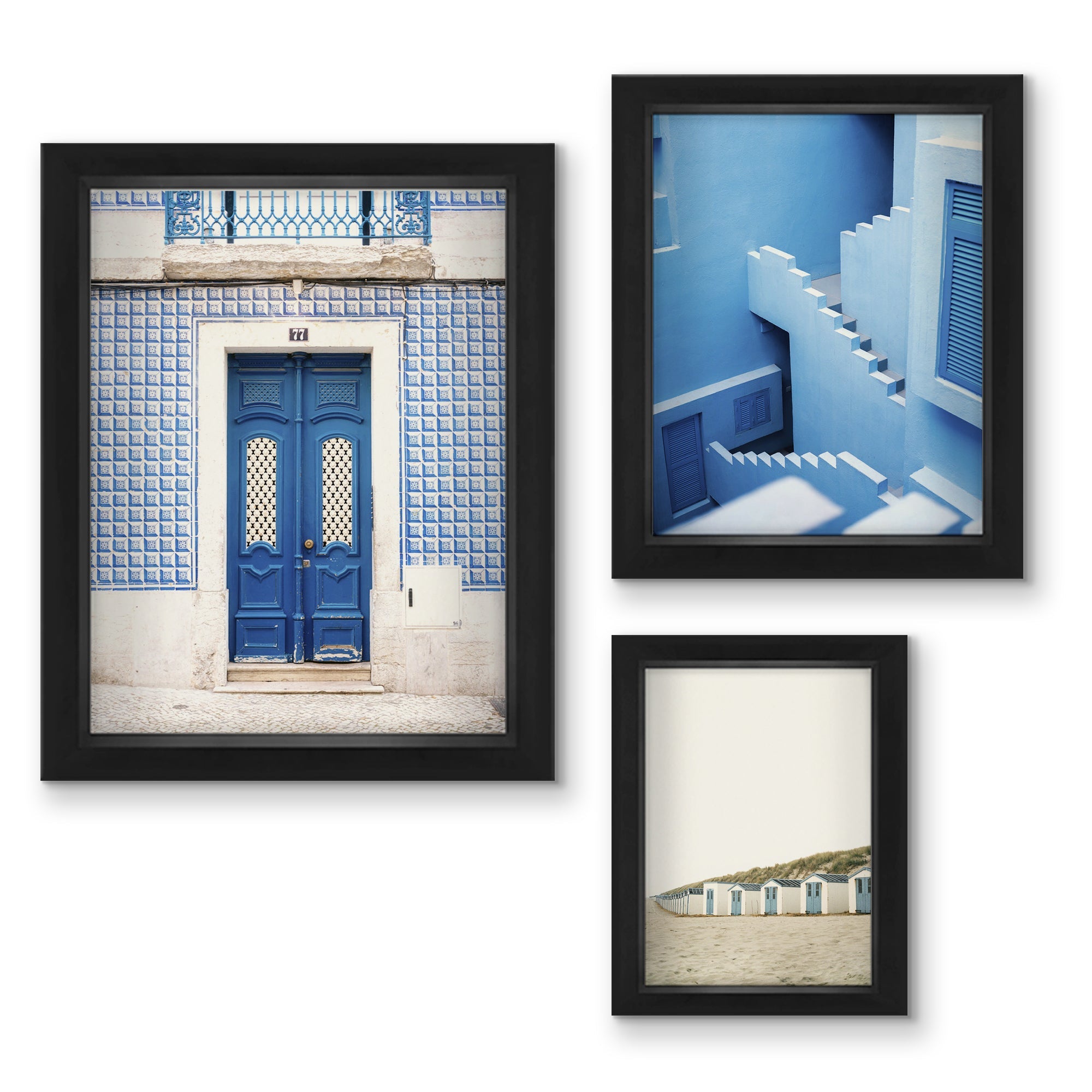 La Muralla Roja - 3 Piece Shadowbox Frame Gallery Wall Art Set