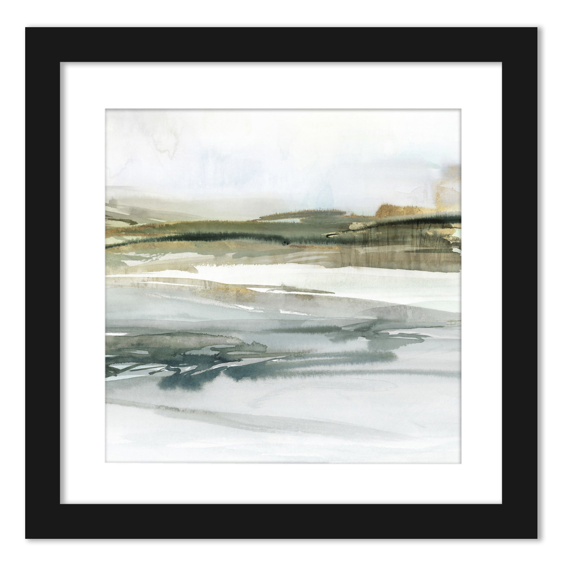 Watercolor Landscapes - Set of 2 Framed Prints by PI Creative - Americanflat