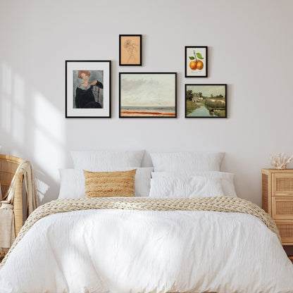 5 Piece Vintage Gallery Wall Art Set - Sunlit Serenity Art by Wall + Wonder