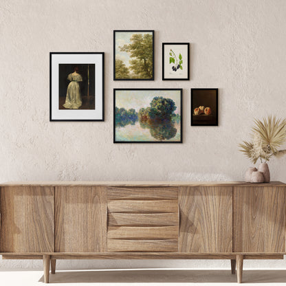 5 Piece Vintage Gallery Wall Art Set - Nature's Brushstrokes Art by Wall + Wonder