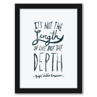 Depth by Leah Flores - Framed Print