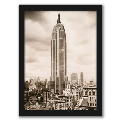 Empire State Building by Found Image Press - Framed Print