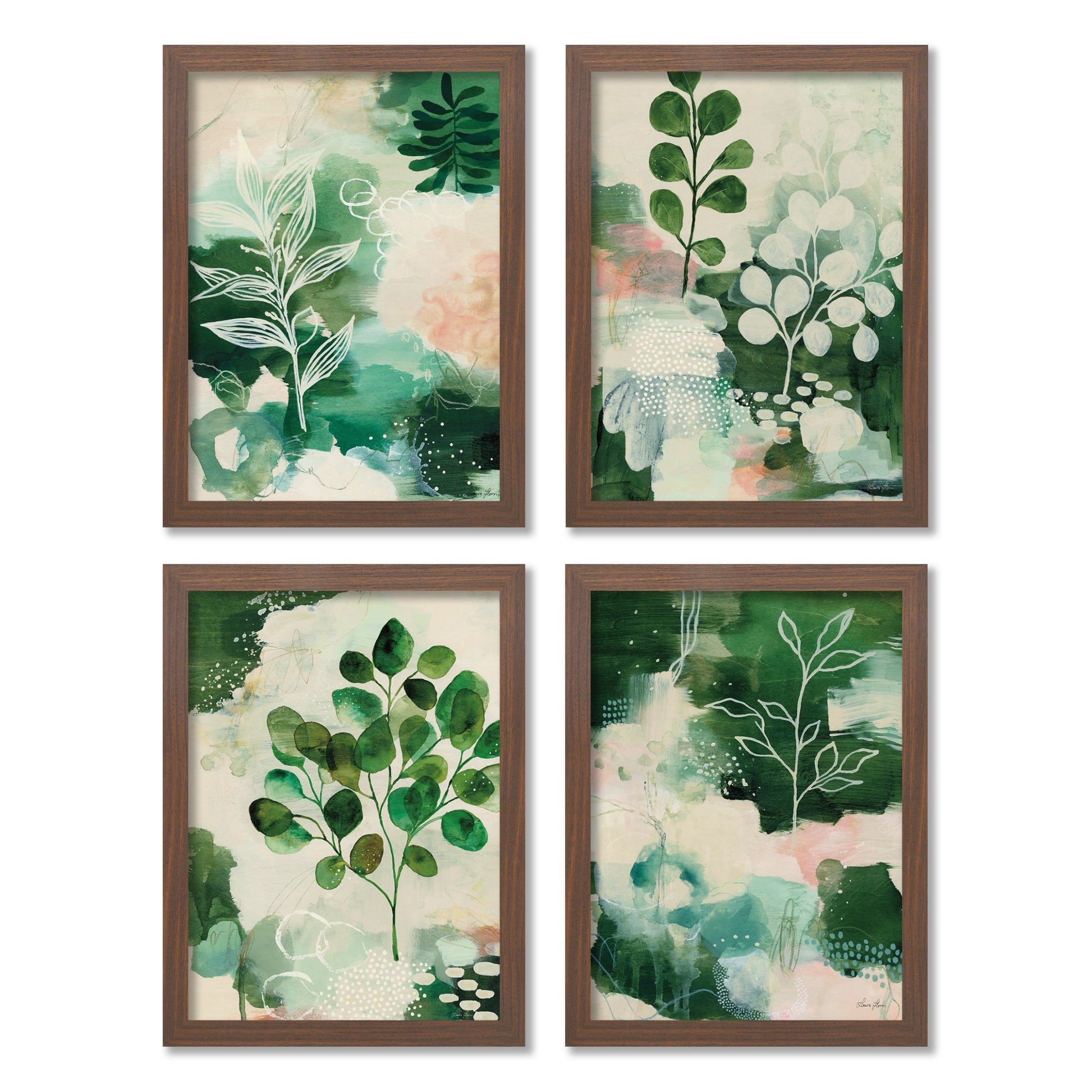 Nature Story by Silvia Vassileva - 4 Piece Gallery Framed Print Art Set