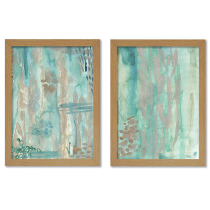 Abstract Kelp Forest by Jetty Home - 2 Piece Gallery Framed Print Art Set
