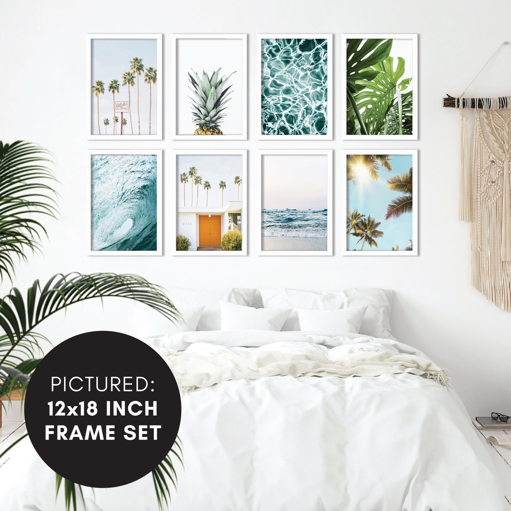 With You In Malibu by Sisi and Seb - 8 Piece Framed Art Set - Americanflat
