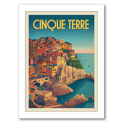 Italy Cinque Terre by Anderson Design Group - Framed Print