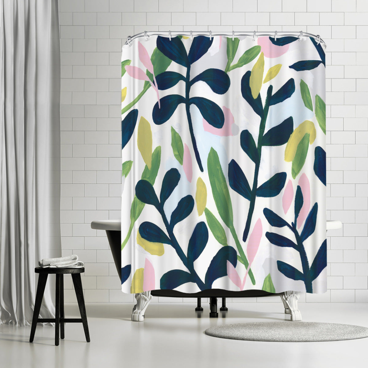Into The Forest Ii by Pi Creative Art - Shower Curtain