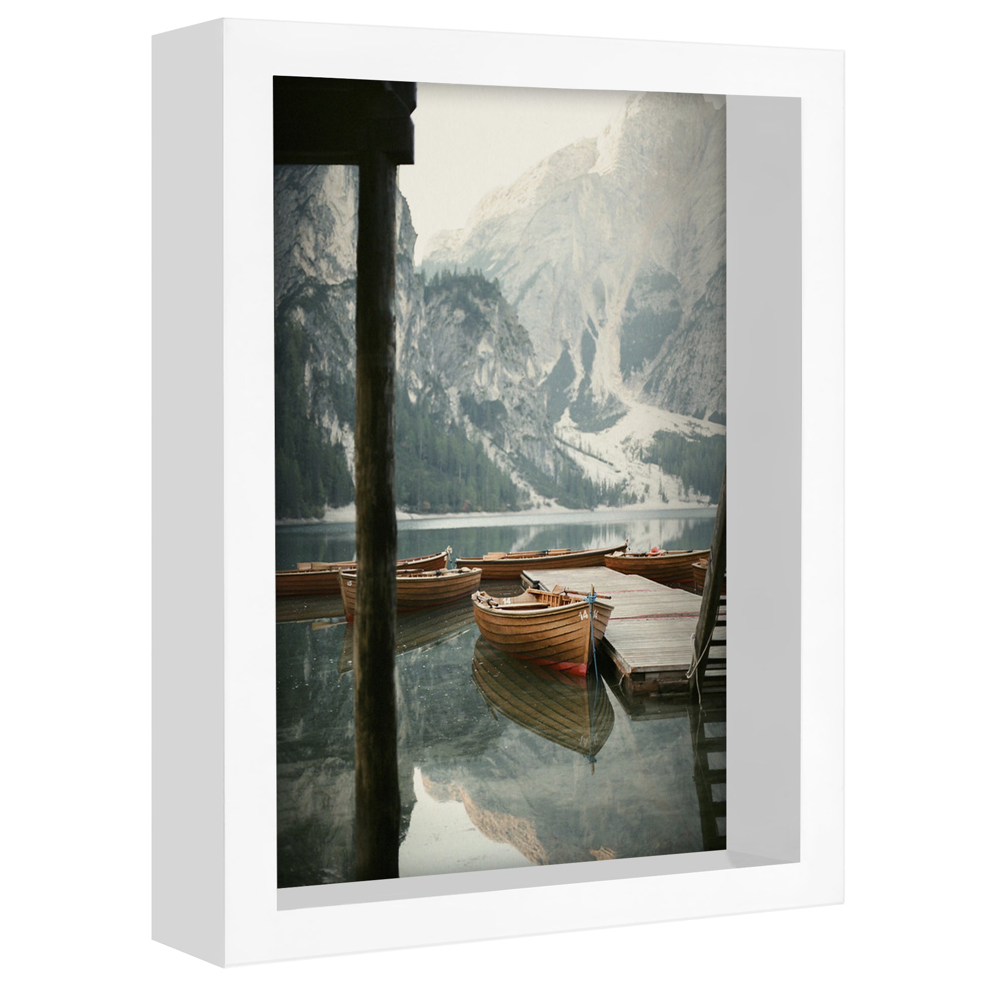 Paradise From Above - 6 Piece Shadowbox Frame Gallery Wall Art Set - Americanflat