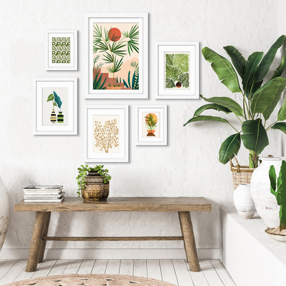 Weekend In Mojave - 6 Piece Framed Gallery Wall Set - Americanflat