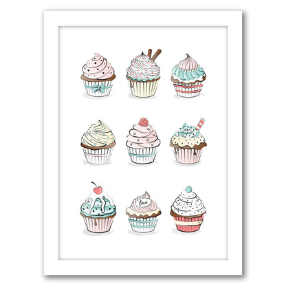 Cupcakes By Martina - Framed Print