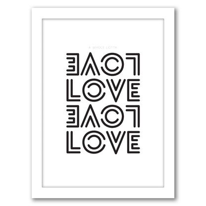 Whole Lotta Love by Visual Philosophy - Framed Print