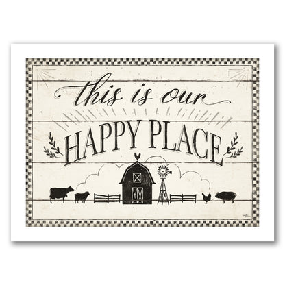 Country Thoughts I by Wild Apple - Framed Print