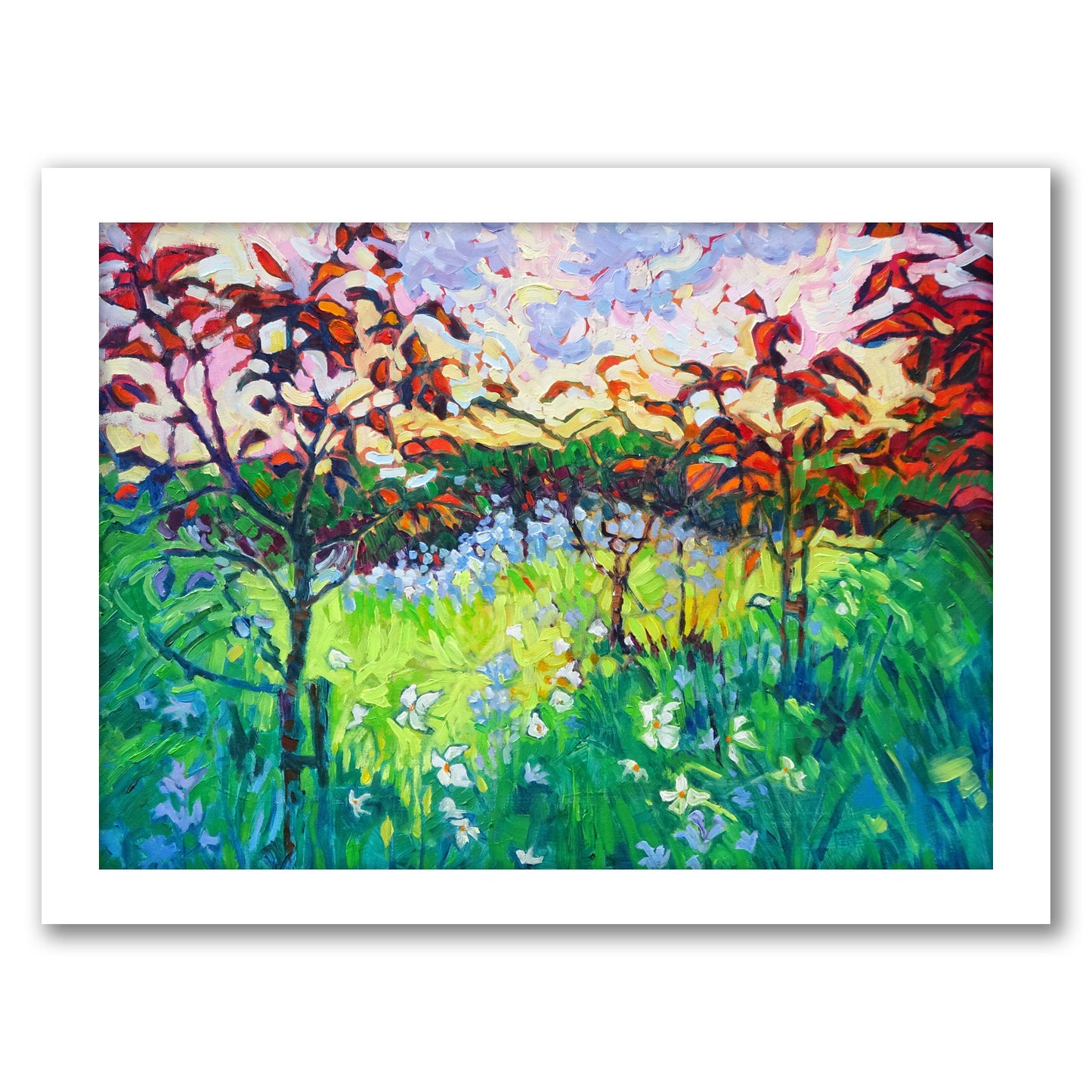 Garden At Houghton Hall By Mary Kemp - Framed Print