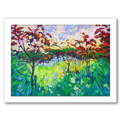 Garden At Houghton Hall By Mary Kemp - White Framed Print