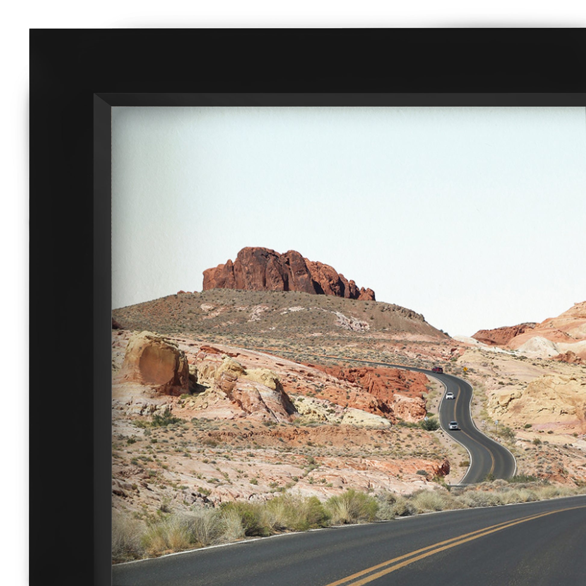Wanderlust Window - 5 Piece Shadowbox Frame Gallery Wall Art Set - Americanflat