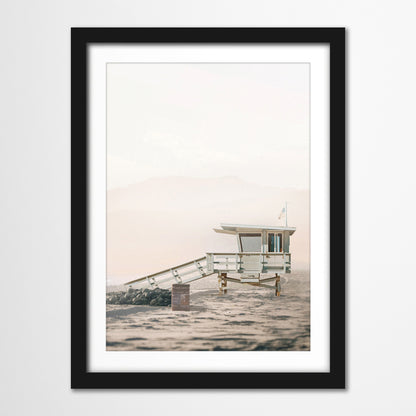 Americanflat 5 Piece Black Framed Gallery Wall Art Set - Beige Coastal Nature Line Art Woman