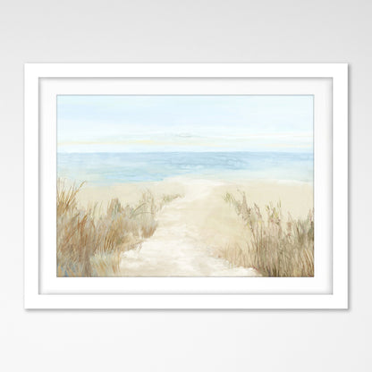 Americanflat 5 Piece Black Framed Gallery Wall Art Set - Blue Coastal Nature Sailing