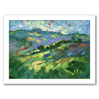 Hillside By Mary Kemp - Framed Print