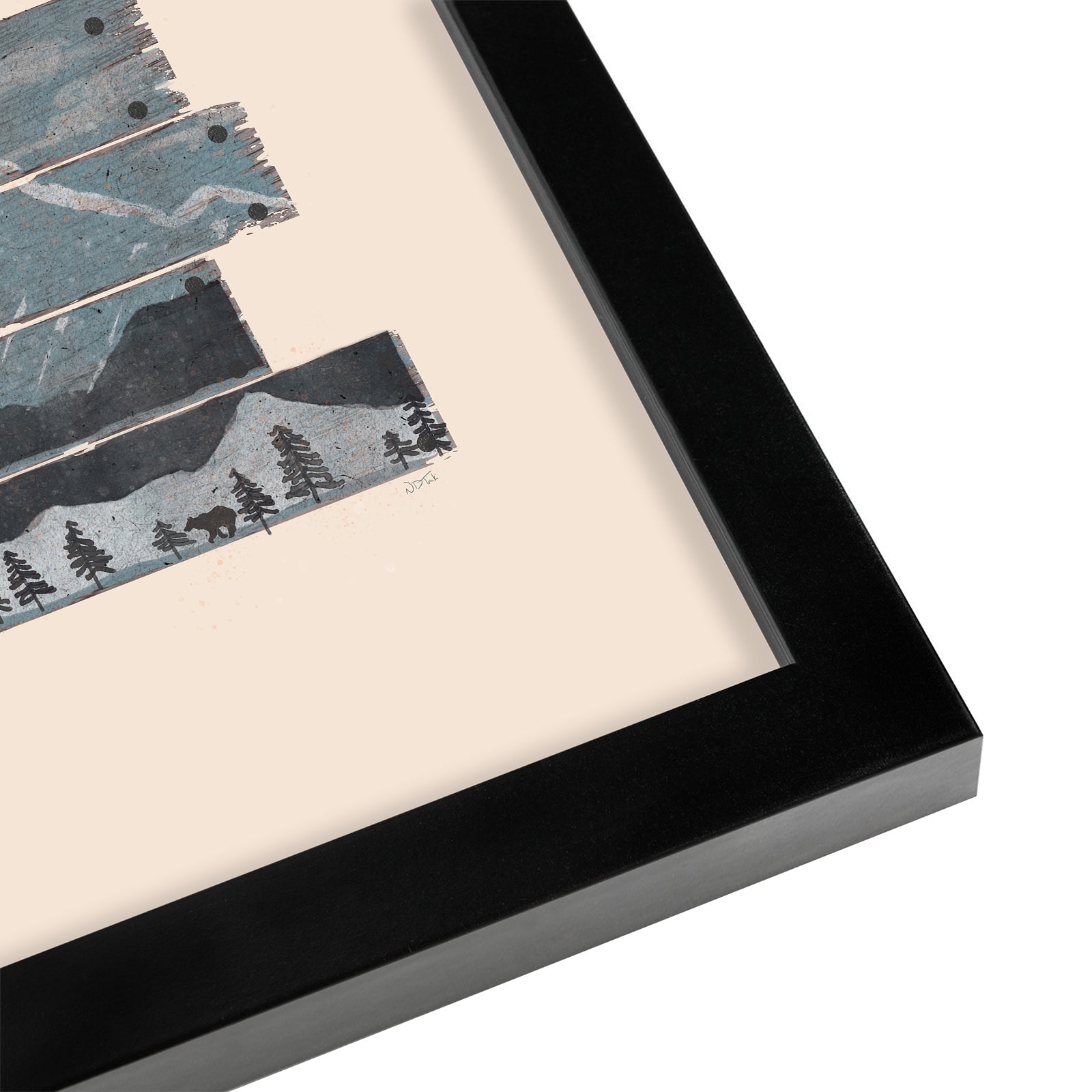 Into The Grey Morning by NDTank - Framed Print
