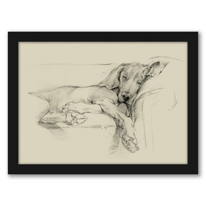 Dog Days I by Ethan Harper by World Art Group - Framed Print