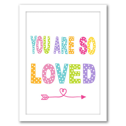 You Are Loved By Lisa Nohren - Framed Print