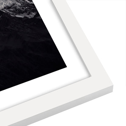 Americanflat 5 Piece Black Framed Gallery Wall Art Set - Black & White Landscape & Earth Tones Abstract Nature
