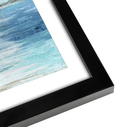 Americanflat 5 Piece Black Framed Gallery Wall Art Set - Ocean Sailing Lighthouse