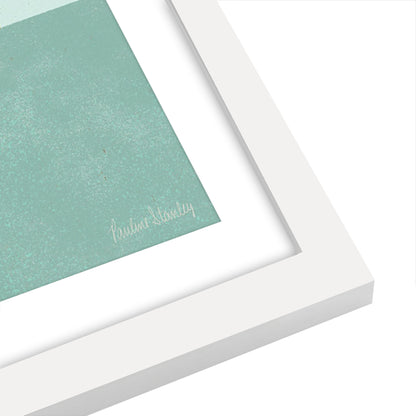 Americanflat 5 Piece Black Framed Gallery Wall Art Set - Pastel Colored Abstract Shapes