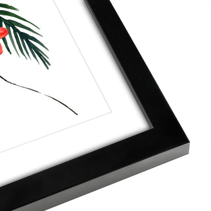 Americanflat 5 Piece Black Framed Gallery Wall Art Set - Colorful Floral Femme L-O-V-E