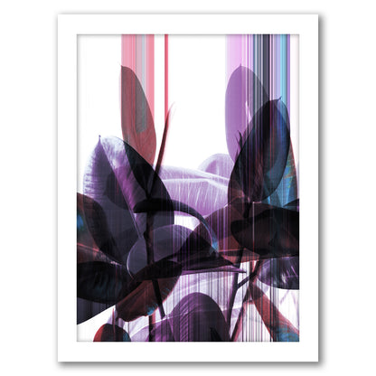 Glitches On Greenery by Emanuela Carratoni - Framed Print