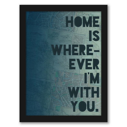 Home by Leah Flores - Framed Print