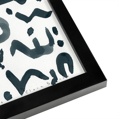 Manuscript#2 by Dreamy Me - Framed Print
