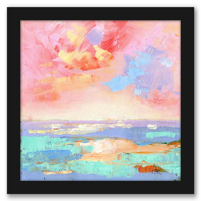 Abstract Seascape by Mary Kemp - Framed Printd Print