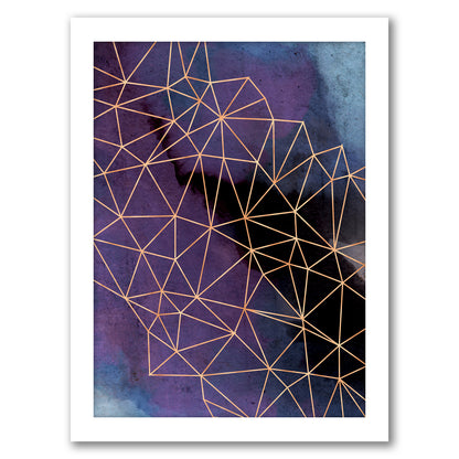 Ultraviolet Storm by Emanuela Carratoni - Framed Print
