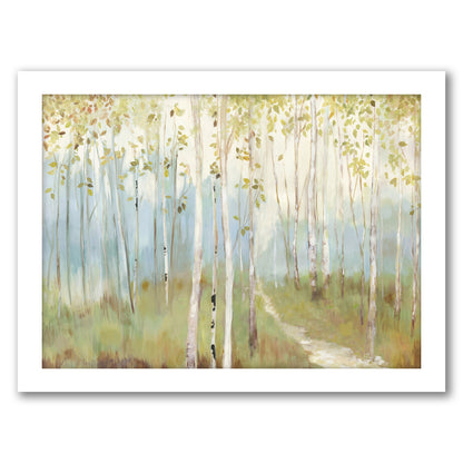 Sunny Forest by PI Creative Art - Framed Print
