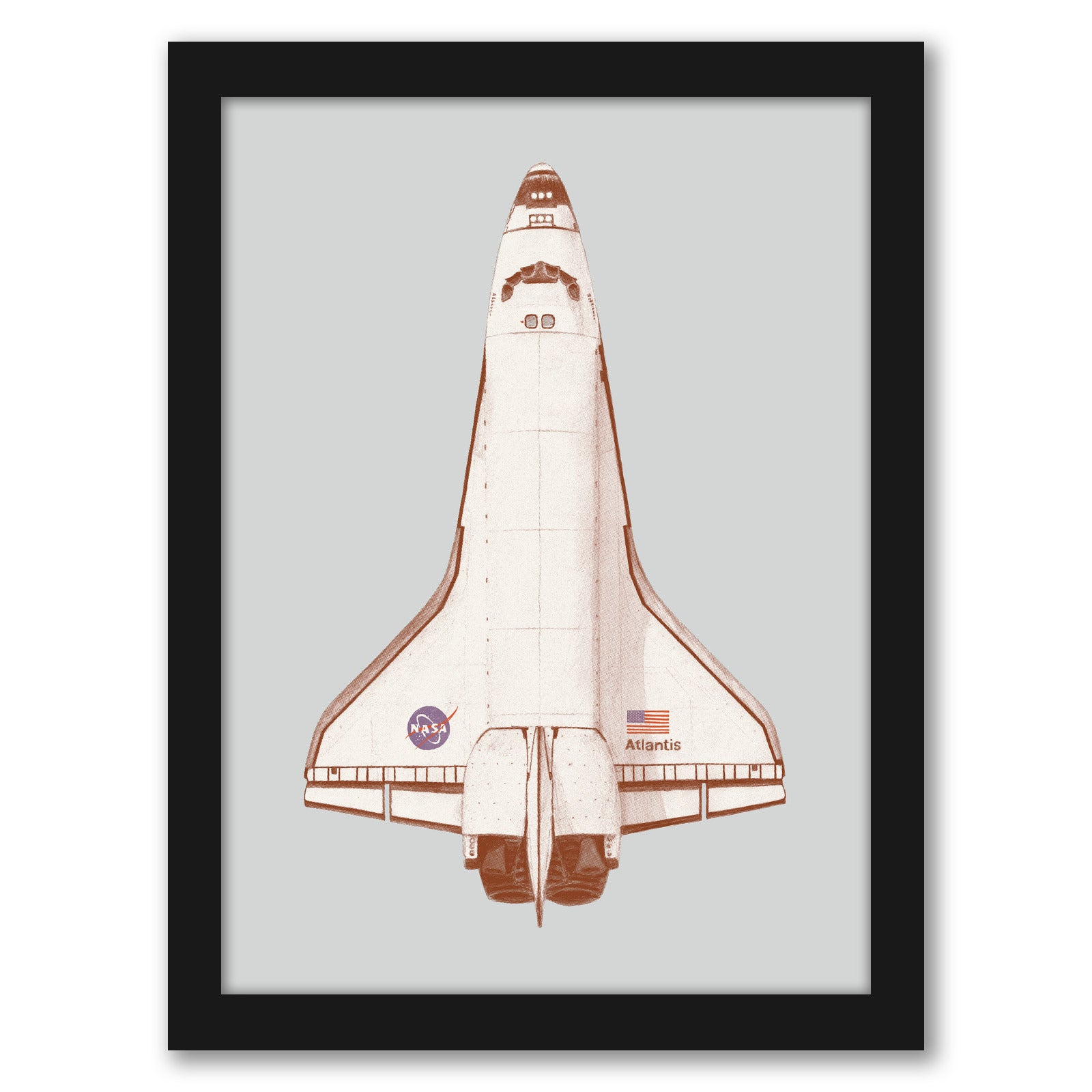 Atlantis By Florent Bodart - Framed Print