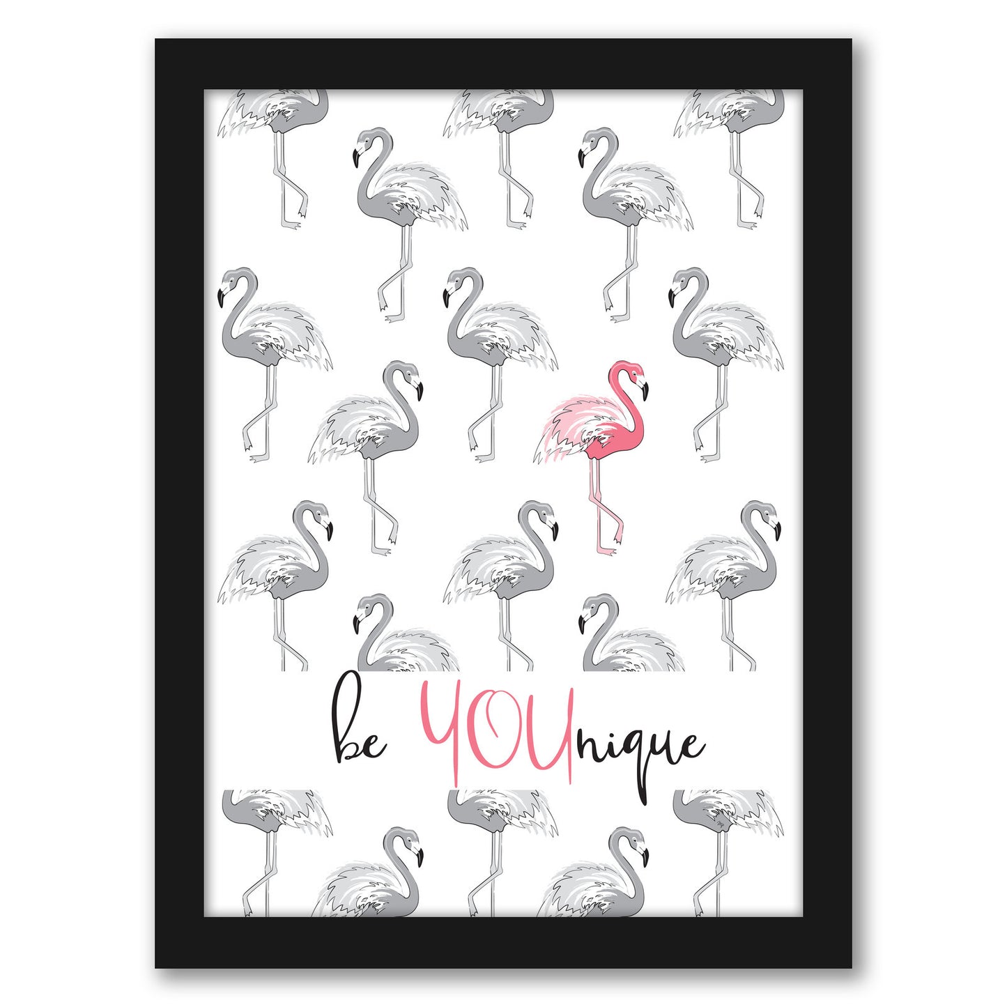 Flamingo By Martina - Framed Print